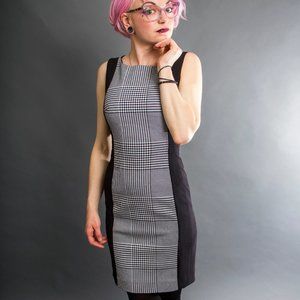 *H&M* Bold Black & White Shift Dress